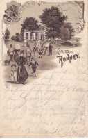 Ansichtskarte Gruss aus Ronney, ein altes Original