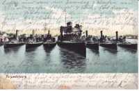 Ansichtskarte Torpedoboote, ein altes Original