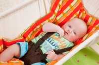 Baby-Decke Sunny lava - Decke für Babyhängematten