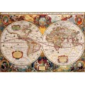 Bluebird Puzzle Antique World Map