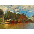 Bluebird Puzzle Claude Monet - Boats at Zaandam, 1871
