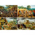 Bluebird Puzzle Pieter Brueghel the Younger - The Four Seasons