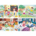 Clementoni 4 Puzzles - A Beautiful Day (2x20, 2x60 Teile)