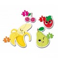 Clementoni My First Puzzle - Fruits (4 Puzzles)