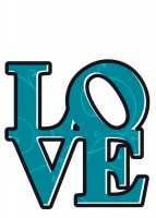 Ein Angebot für Deco-Sticker Love blau Komar aus Haus und Garten > Wandgestaltung > Sticker - jetzt kaufen. Lieferzeit 2 Tage.