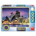 Dino Neon Puzzle - Sydney Opera