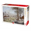 DToys Brueghel the Younger - Winterlandscape with a Bird Traps