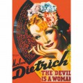 DToys Vintage Posters: Marlene Dietrich - The Devis is a Woman