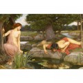 DToys Waterhouse John William: Echo und Narcissus