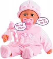 Ein Angebot für Funktionspuppe First words Baby, Grösse ca. 38cm rosa rosa Bayer Design aus Puppen > Funktionspuppen - jetzt kaufen. Lieferzeit 2 Tage.