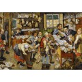Grafika Brueghel Pieter der Jngere: Bezahlung des Zehnten, 1617-1622