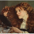 Grafika Gustave Courbet: Jo, La Belle Irlandaise, 1866