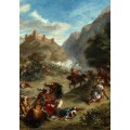 Grafika Kids Eugne Delacroix: Arabs Skirmishing in the Mountains, 1863