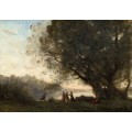 Grafika Kids Jean-Baptiste-Camille Corot: Dance under the Trees at the Edge of the Lake, 1865-1870