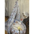 Grafika Kids Magnetische Teile - Claude Monet - Die Wiege, Camille mit dem Sohn des Knstlers Jean, 1867
