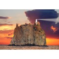 Grafika Kids XXL Teile - Stromboli Lighthouse, Italy