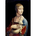 Grafika Leonardo da Vinci: Dame mit dem Hermelin, 1489
