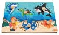 Ein Angebot für Greifpuzzle Meerestiere, Motiv 1 mehrfarbig Holzspielerei aus Babyausstattung > Babyspielzeug > Steckpuzzle - jetzt kaufen. Lieferzeit 2 Tage.