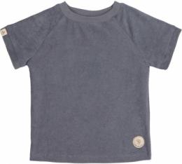 Lässig Frottee T-Shirt 74/80 anthrazit