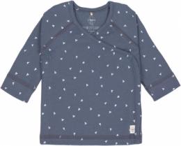 Lässig Kimono Shirt GOTS 62/68 Triangle blue