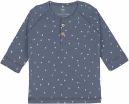 Lässig Langarm Shirt GOTS 86/92 Triangle blue