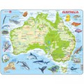 Larsen Rahmenpuzzle - Australien (auf Englisch)
