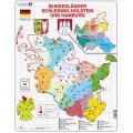 Larsen Rahmenpuzzle - Bundesland: Hamburg and Schleswig-Holstein