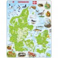 Larsen Rahmenpuzzle - Dnemark (auf Dnisch)