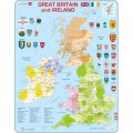 Larsen Rahmenpuzzle - Great Britain and Ireland (auf Englisch)