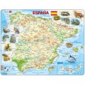 Larsen Rahmenpuzzle - Karte von Spanien (auf Spanisch)
