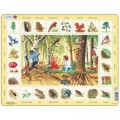 Larsen Rahmenpuzzle - Nature Puzzle - Forest (Spanish)