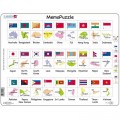 Larsen Rahmenpuzzle - The Flags and Capitals of 27 Countries in Asia and the Pacific