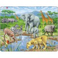 Larsen Rahmenpuzzle - Tiere der afrikanischen Savanne