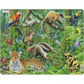 Larsen Rahmenpuzzle - Tiere des Tropenwaldes