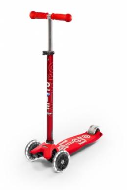 Micro maxi Kickboard MMD068 deluxe LED red (Micro Mobility)