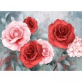 Nova Puzzle Pink and Red Roses