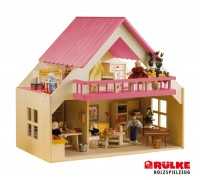 Ein Angebot für Puppenhaus mit Balkon, ohne Möbel und Zubehör pink natur/pink Rülke Holzspielzeug aus Puppen > Puppenhäuser und Zubehör > Puppenhäuser - jetzt kaufen. Lieferzeit 4-7 Tage.
