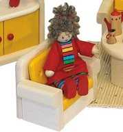 Ein Angebot für Puppenhausmöbel Wohnzimmer Filius, Sessel natur/gelb Rülke Holzspielzeug aus Puppen > Puppenhäuser und Zubehör > Puppenhausmöbel - jetzt kaufen. Lieferzeit 3-5 Tage.