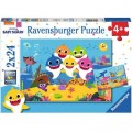 Ravensburger 2 Puzzles - Baby Shark and Family