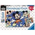 Ravensburger 2 Puzzles - Disney Mickey Mouse