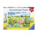 Ravensburger 2 Puzzles - Tierkinder auf dem Land