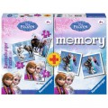 Ravensburger Frozen - Die Eisknigin: 3 Puzzles + Memory