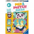 Ravensburger Mix and Match Puzzles - Funny Animals