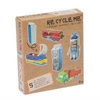 Re-Cycle-Me Basteln mit Milchkarton für Jungen - Bastelset Re-Cycle-Me