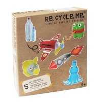 Re-Cycle-Me Basteln mit PET-Flasche für Jungen - Bastelset Re-Cycle-Me