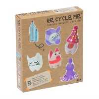 Re-Cycle-Me Basteln mit PET-Flasche für Mädchen -Bastelset Re-Cycle-Me