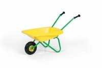 Rolly Toys Kinderschubkarre mit Kunststoffschüssel Schüssel gelb