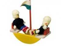 Schaukelschiff für Puppenhaus