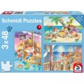 Schmidt Spiele 3 Puzzles - Piratenbande