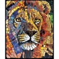 SunsOut Cynthie Fisher - Stained Glass Lion